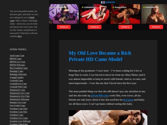 Cuckold Cam Chat - RevisiÃ³n de cÃ¡maras HD privadas: los mejores blogs porno como  privatehdcams.net
